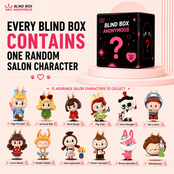 Labubu Hair Salon Series Blind Box Collectible Vinyl Figures