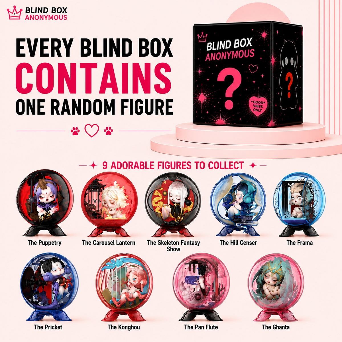 Skullpanda Mirage Series Blind Box Collectible Figure