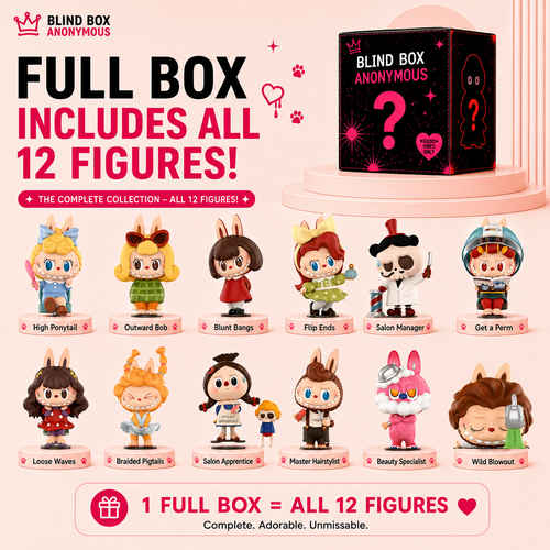 Labubu Hair Salon Series Blind Box Collectible Vinyl Figures