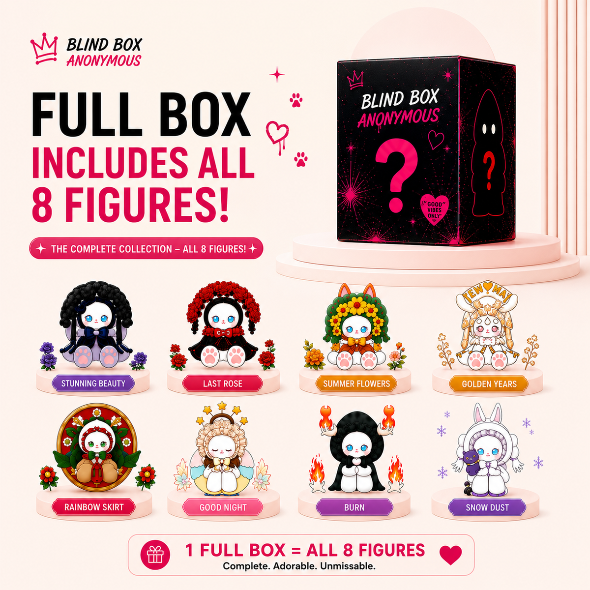 Lucky Emma Secret Poetry Party Blind Box Collectible Figure
