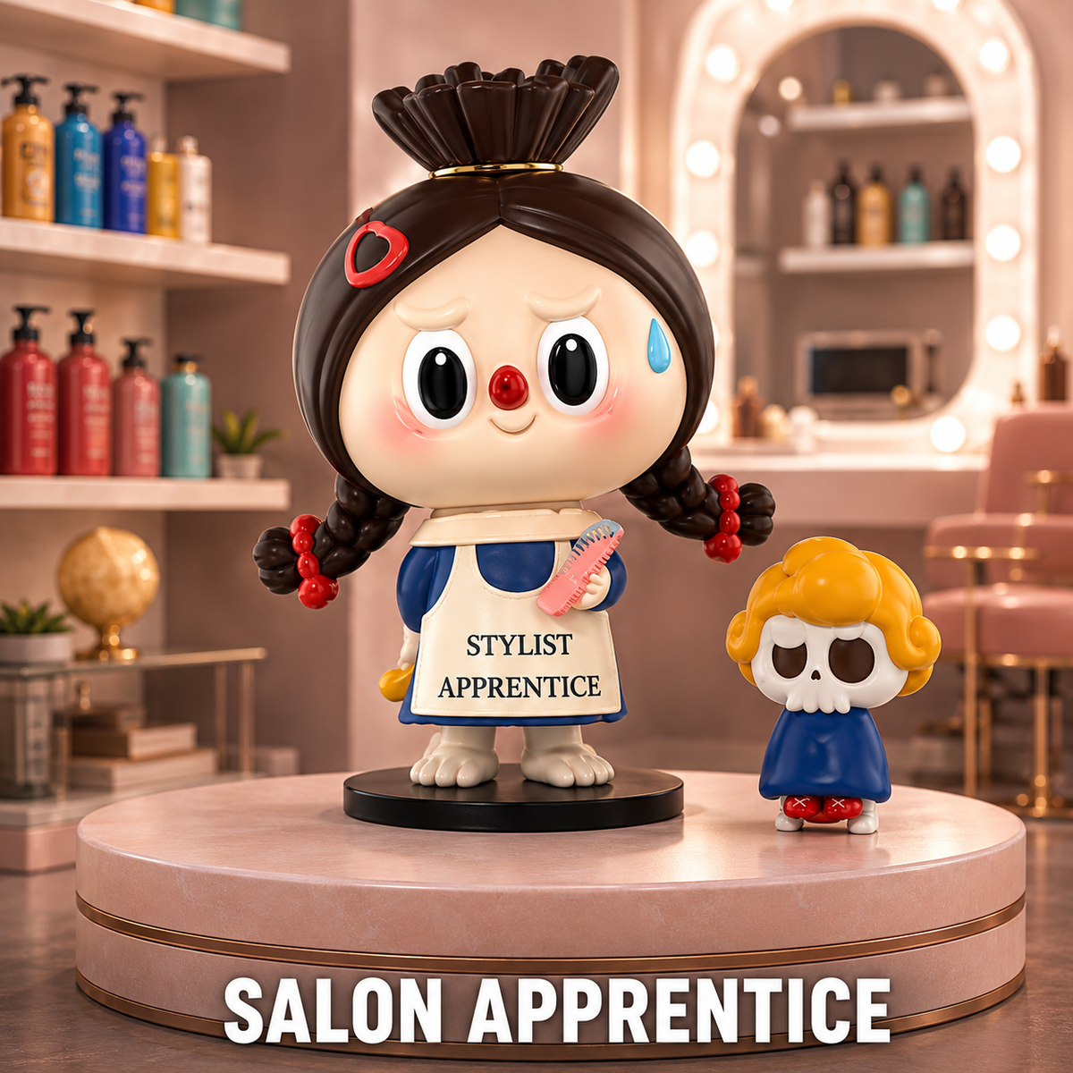 Labubu Hair Salon Series Blind Box Collectible Vinyl Figures