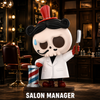 Labubu Hair Salon Series Blind Box Collectible Vinyl Figures
