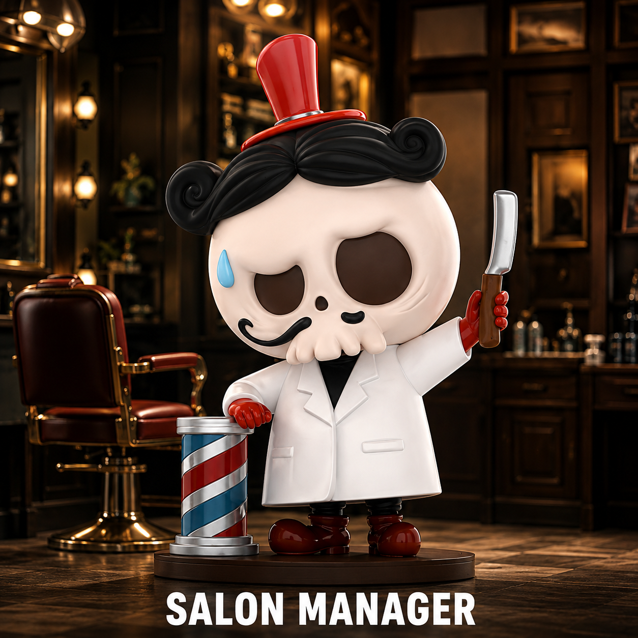 Labubu Hair Salon Series Blind Box Collectible Vinyl Figures