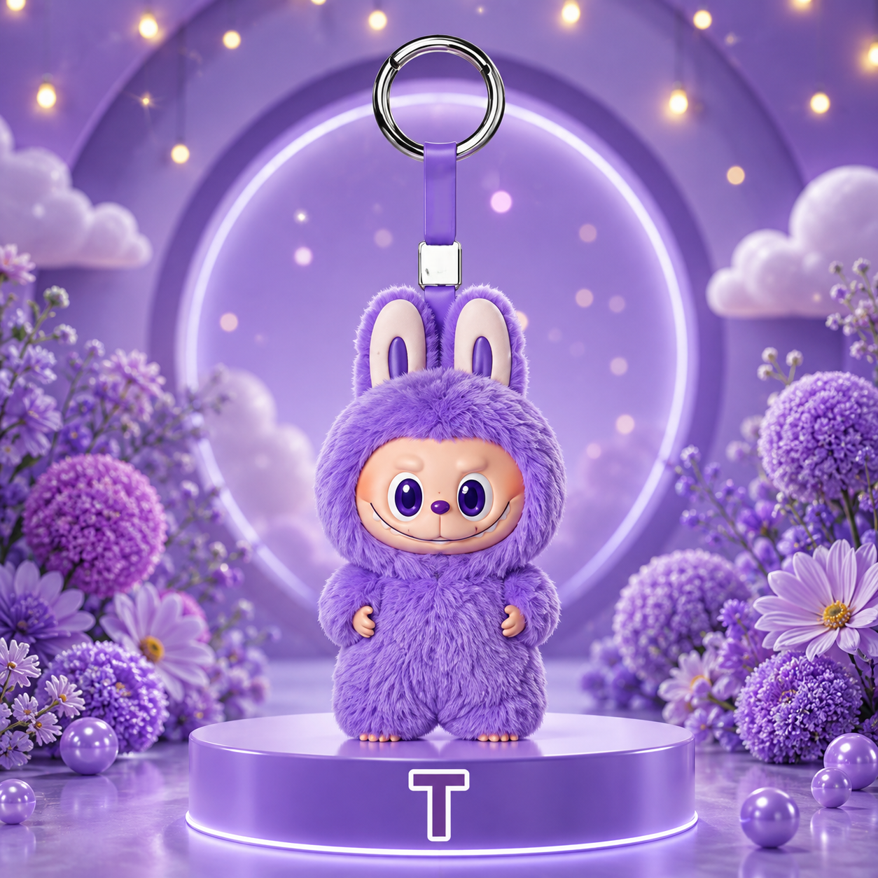 Labubu Pin for Love Plush Keychain – Collectible Series