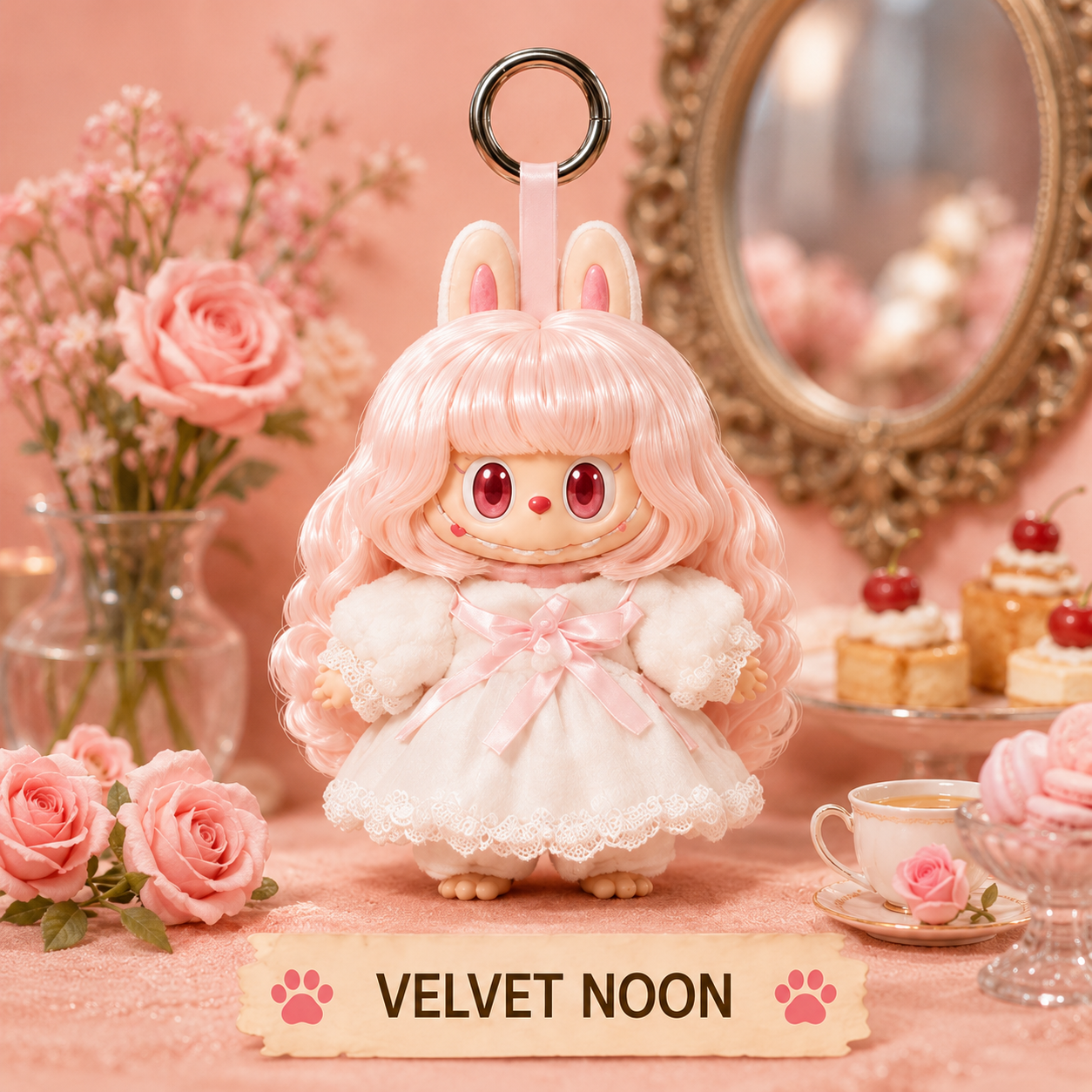 Labubu Hair Salon Plush Keychain Series | Blind Box, Verified Pull & Full Case