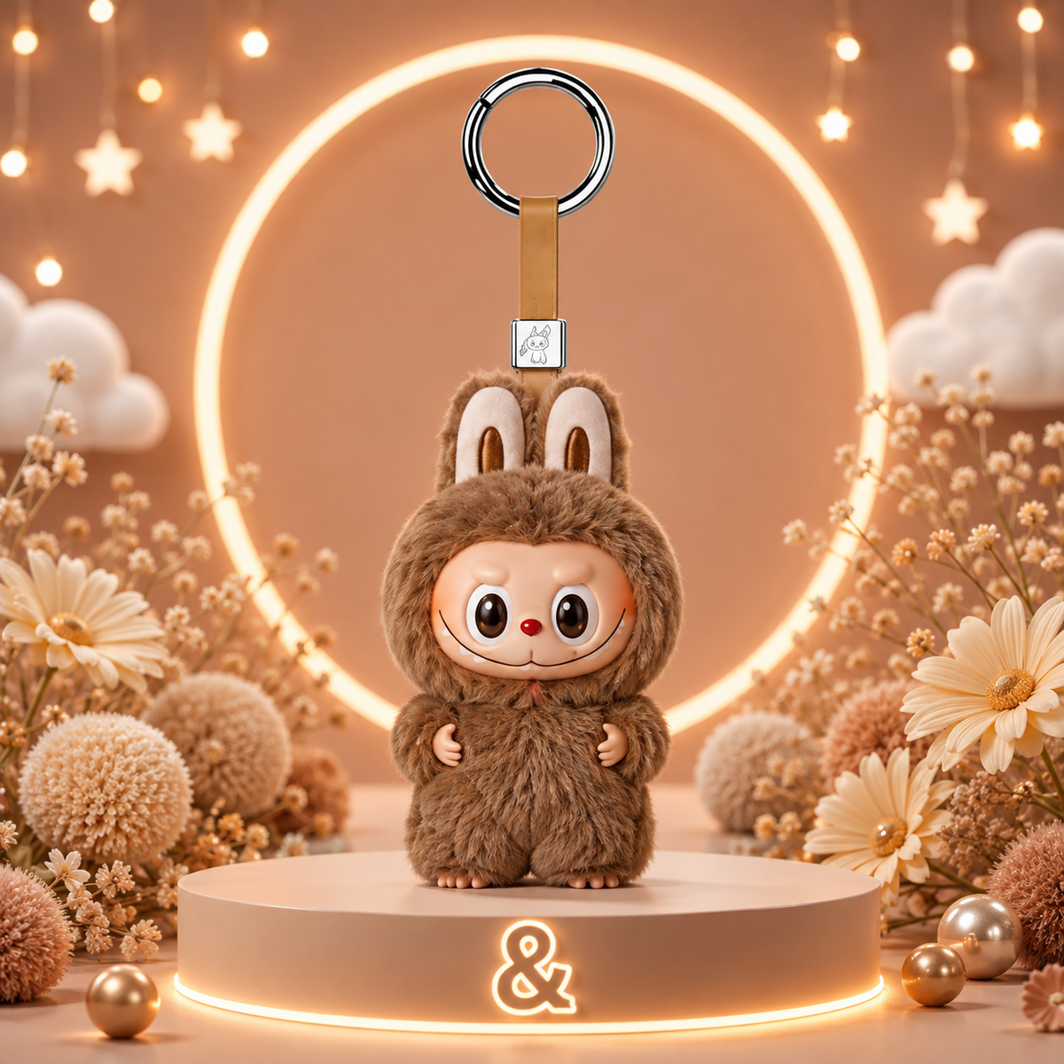 Labubu Pin for Love Plush Keychain – Collectible Series